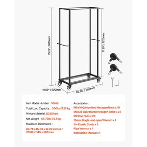 Carrello Porta Sedie Pieghevole in Metallo Resistente con Capacità di 227 kg, Girevole, per 60 Sedie, Carrello per Hotel, Carrello Portaoggetti per Sedie - Product Image 4