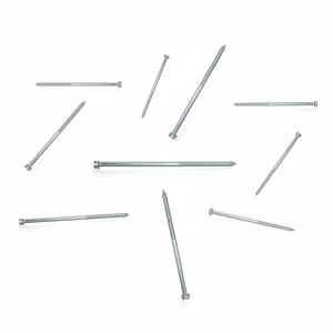 PDC Industrial Grade <b>Double</b> <b>Ended</b> Zinc Plated Metric Carbon Steel Wood Fasteners Class 4.8 6.8 Slotted Head Partial <b>Screws</b> - Product Image 2