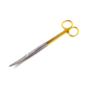 New Sambrialmed International TC Mayo Scissor Curved Blunt/Blunt 17cm CE Certified German Stainless Steel - Product Image 1