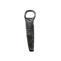Ouvre-bouteille en fer forgé artisanal, style rustique, ouvre-bière en métal antique, outil de bar de type soudeur, vente en gros