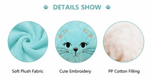 Custom Cat Plush Toy Soft Stuffed Kitty <b>Doll</b> for Kids Baby Safe Material OEM ODM Available - Product Image 5