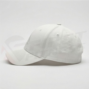 หมวกเบสบอลสีขาว ปักลายสามเหลี่ยมเรขาคณิต ทรงเข้ารูป ป้องกันแสงแดด เหมาะสำหรับผู้ชาย สไตล์ฤดูร้อน วิ่งออกกำลังกาย - Product Image 3