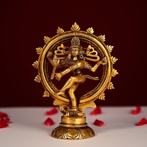 Artesanías de Bronce Radhe Enterprises, Estatua de Nataraja de Bronce Panchaloha GANGESWAVE de Lujo Personalizada, Hecha a Mano y Ecológica - Product Image 3
