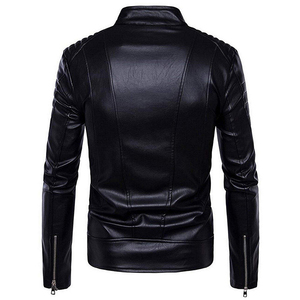 Luxury <b>Mens</b> <b>Leather</b> <b>Jacket</b> Premium Tailored Genuine <b>Leather</b> Stylish Comfortable Everyday Street Fashion Apparel - Product Image 4