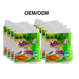 Rouleau de papier essuie-tout de cuisine fabriqué au Vietnam, haute absorption, pâte de bois vierge, taille personnalisée, treize couches, cinq mètres, OEM/ODM - Product Image 4