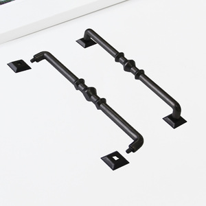 Eco-friendly Zinc Alloy Handle Modern Matte Black Geometric <b>Bar</b> <b>Pull</b> <b>for</b> Kitchen Bathroom Nightstands Furniture Decor - Product Image 2