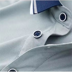 Camisas de Hombre al por Mayor, de Alta Calidad, Ajustadas, de Spandex/Algodón, Sólidas, de Secado Rápido, con Logotipo Personalizado, Manga Corta, Estilo Gótico - Product Image 2