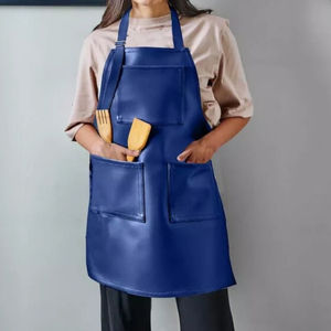 Delantal de Chef de Cuero Hecho a Mano con Correa Ajustable, Delantal de Cocina Profesional de Cuero de Primera Calidad para Protección en la Cocina - Product Image 2