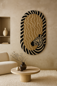 modern <b>carpet</b> zebra animal design yellow black and white unique pattern for Living Room Picnic - Product Image 3
