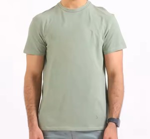 เสื้อยืดคอกลมสีสวย แขนสั้น ขายส่ง คุณภาพสูง ผ้าฝ้าย 100% เสื้อยืดเปล่าไซส์ใหญ่ สั่งทำได้ 250 GSM - Product Image 1
