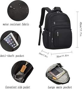 กระเป๋าเป้สะพายหลังโพลีเอสเตอร์แบบปรับแต่งได้ รุ่นยอดนิยม สำหรับผู้หญิง ผู้ชาย ใช้ได้ทั้งไปโรงเรียน ท่องเที่ยว ใส่แล็ปท็อป ดีไซน์สวยงาม น้ำหนักเบา - Product Image 5