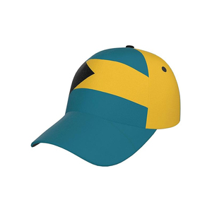 Casquettes de baseball 100 % coton personnalisées avec logo brodé, drapeaux nationaux des Bahamas, pour supporters de football et événements sportifs - Product Image 2