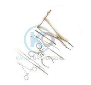 Juego de Instrumentos Profesionales para Cirugía de Menisco, Acero Inoxidable, Pinzas Ortopédicas Manuales, Clase I, Certificado CE por KAHLU ORTHOPEDIC - Product Image 4