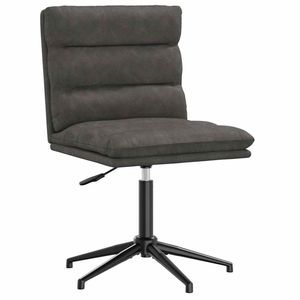 Ensemble de 4 chaises de salle à manger en similicuir noir réglables en hauteur - Product Image 3