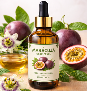 Aceite Portador Orgánico de Maracuja (Fruta de la Pasión) a Granel, Aceite Ligero Prensado en Frío para Fabricación Cosmética, Grado de Exportación al por Mayor - Product Image 1
