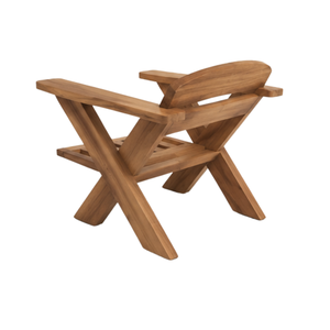 Conjunto de Sillas de Jardín Modernas de Madera de Teca Sólida, Muebles de Patio, Sillón de Lujo para Resort, Villa u Hotel - Product Image 3