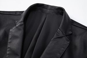 Chaqueta de Cuero Genuino de Diseñador al por Mayor, Abrigo de Alta Calidad, Chaqueta de Cuero de Moda Casual Más Vendida - Product Image 3