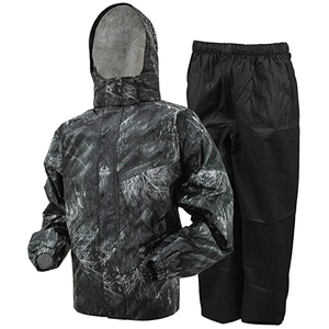 Ensemble de chasse camouflage léger pour homme, veste à capuche et pantalon pour sentiers forestiers, camping, randonnée et activités de plein air - Product Image 2