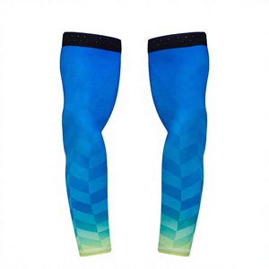 Mangas de Ciclismo Unisex con Patrón Hexagonal, Anti-UV, Transpirables, de Spandex y Poliéster, Compresión Deportiva para Adultos - Product Image 5