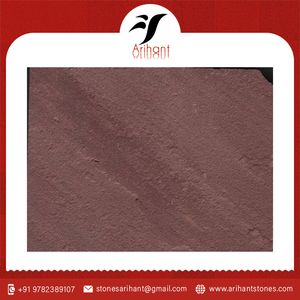 Dalles de pierre de grès brun chocolat naturel avec finition de surface naturelle pour les applications de revêtement de sol, de murs et d'extérieur - Product Image 6