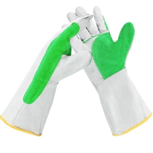 Gants de soudage à chaud en cuir de vachette pleine fleur de qualité supérieure, durables, antistatiques, antidérapants, flexibles, résistants pour la sécurité des mains - Product Image 3