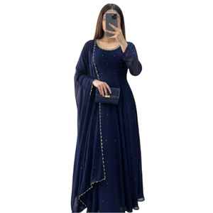 Traje Indio-Pakistaní de Última Moda, Diseño de Vestido de Boda con Dupatta y Pantalones, Vestidos para Fiestas - Product Image 1