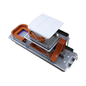 Fabricante de Barcos Pontón de Lujo de 11m, Barco Comercial de Pasajeros con Piso de Aluminio Soldado para Turismo y Recreación - Product Image 5