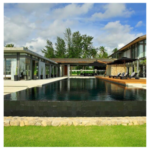 Piedra de lava negra natural Indonesia Tamaño de 10x10cm para interiores de paredes exteriores con diseño de piedra elegante - Product Image 5