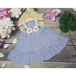 Vente chaude d'été! Robe à motif de fleurs sans manches pour filles pour les fêtes prêtes à l'exportation en vrac - Product Image 3