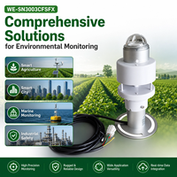 Station météo ultrasonique 4G Modbus du fabricant, 8-en-1, avec suivi automatique des paramètres météorologiques, système IoT pour l'agriculture intelligente, IP65