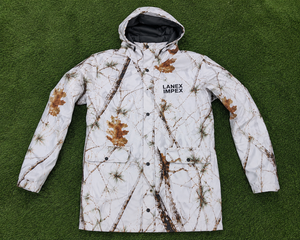 Poncho de pluie imperméable à capuche personnalisé pour la chasse, manteau de pluie camouflage, veste de pluie longue pour la pêche et la randonnée en plein air, coupe-vent, OEM ODM toutes saisons - Product Image 6
