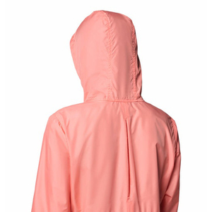 เสื้อแจ็คเก็ตบอมเบอร์ผู้หญิงมีฮู้ด แขนยาว สีตัดต่อ น้ำหนักเบา กันลม ใส่สบาย เหมาะสำหรับฤดูใบไม้ผลิ ทำจากวัสดุโพลีเอสเตอร์/ไนลอน - Product Image 5