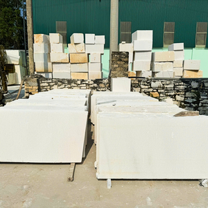 Marches d'escalier en marbre blanc sur mesure, antidérapantes, en pierre naturelle pour la décoration intérieure - Product Image 6