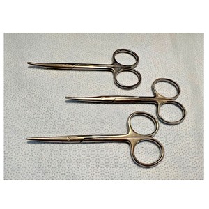 Tijeras para Estrabismo Metal Med MM-0426-427, Puntas Rectas e Inocuas, Acero Inoxidable - Product Image 3