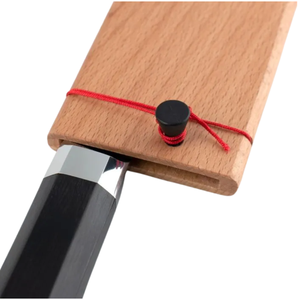 Cuchillo de Chef Nakiri de 6.5 Pulgadas, Hoja Afilada de Acero Inoxidable en Capas, Mango Negro, Estilo Japonés, para Cortar y Rebanar Vegetales - Product Image 5