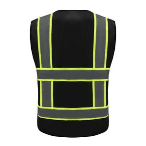 Gilet de sécurité réfléchissant personnalisé par le fabricant, veste réfléchissante 100% polyester, gilet de sécurité haute visibilité réfléchissant - Product Image 4