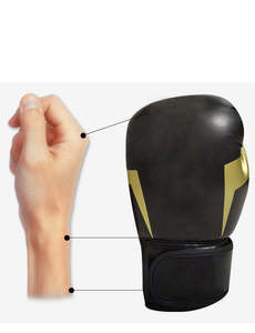 Gants de boxe en cuir PU rose, fermeture Velcro, unisexe, pour la boxe à partir de 14 ans - Product Image 4