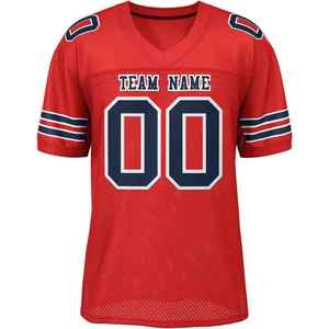 2k26 Nuevo estilo, camiseta de fútbol americano personalizada, camiseta deportiva de manga corta con cuello en V para hombre, uniforme de equipo - Product Image 4