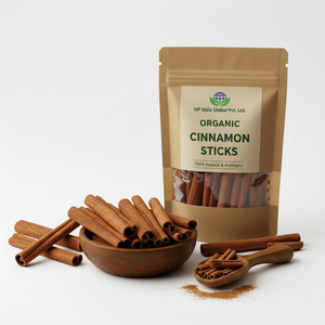 Palitos de Canela Orgánica 100% Naturales y Frescos, Especia Aromática para Hornear, Té y Ayurveda, Marca HP Valia, Suministro a Granel de 1 kg para Exportación - Product Image 1