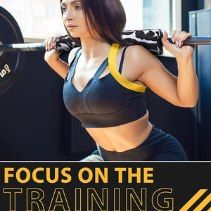 Coussin de protection pour haltères en polyester épais et respirant avec revêtement en caoutchouc pour l'entraînement, l'haltérophilie, les squats et la protection des épaules - Product Image 5