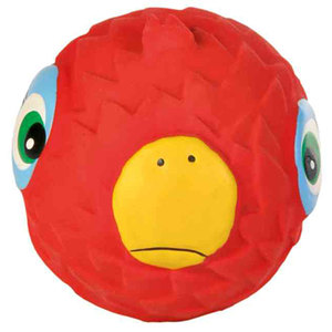Giocattolo Sonoro per Animali Domestici in Lattice a Forma di Faccia, 6 cm, Rosso - Product Image 5