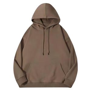Sweat à capuche personnalisé en molleton épais French Terry, coupe oversize, en coton et polyester, avec épaules tombantes - Product Image 1