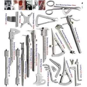 Juego de Instrumentos de Medición de Altura Dental, Herramientas de Ortodoncia, Soportes Quirúrgicos Ortopédicos de Mano, Acero Inoxidable - Product Image 4
