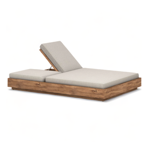 Chaises longues doubles super confortables pour piscine, mobilier d'extérieur pour la maison, chaise de plage, lit de jour extérieur, chaise longue - Product Image 1
