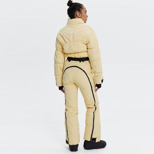 Combinaison de ski pour femme, une pièce, hiver, coupe-vent, imperméable, avec col en fourrure, combinaison de ski, combinaison de neige, vêtements de sport imperméables pour adultes - Product Image 2