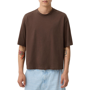 Nouveaux T-shirts pour hommes 100% Coton, style décontracté urbain, qualité supérieure, coupe classique, anti-boulochage, respirant, avec emplacement pour impression de lettres - Product Image 5