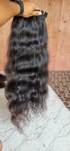 Machine d'extensions de cheveux humains Remy indiens bruts vierges de haute qualité Double trame fabricant de gros vague naturelle - Product Image 6