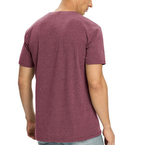 Camiseta Personalizada de Algodón Orgánico 100% de Alta Calidad para Hombre, con Logotipo Bordado, Suave, Transpirable, Informal, para Verano - Product Image 5