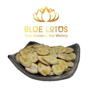 Disponible : Tranches de banane Namwa frites sous vide de qualité supérieure, chips de fruits séchés croustillants, collation à faible humidité - Product Image 1
