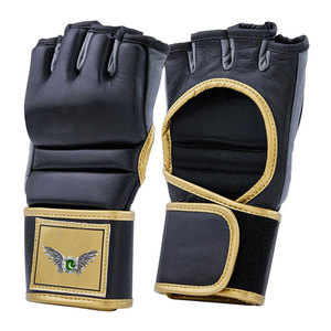 ถุงมือต่อสู้แบบเปิดนิ้วหนัง PU สำหรับฝึกซ้อมและต่อสู้ ขายส่ง ถุงมือ MMA แบบครึ่งนิ้ว สกรีนโลโก้ได้ - Product Image 5